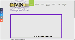 Desktop Screenshot of divinecateringevents.com